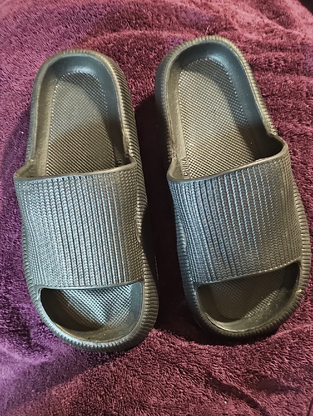 Women's Black Slide Mules - Comfortable Casual Slip-On